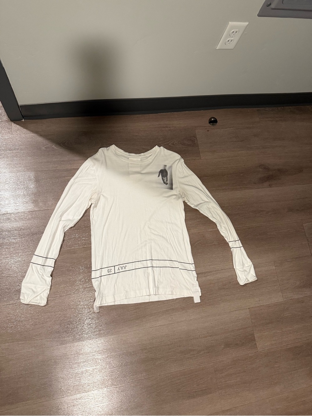 HELMUT LANG “July 23” Long Sleeve Tee